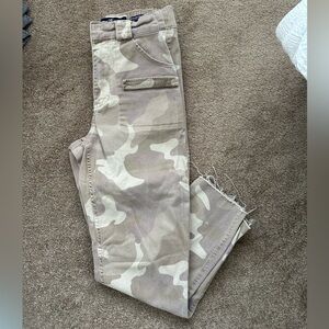 Hollister Beige Camouflage Pants